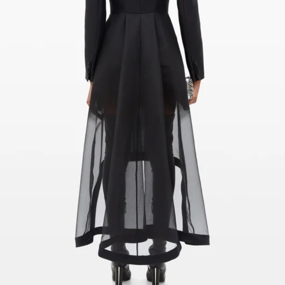 Alexander McQueen Sheer Overlay Blazer size 40